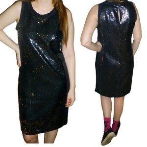 MICHAEL Michael Kors | Black Sleeveless Sequin Dress | Size 4